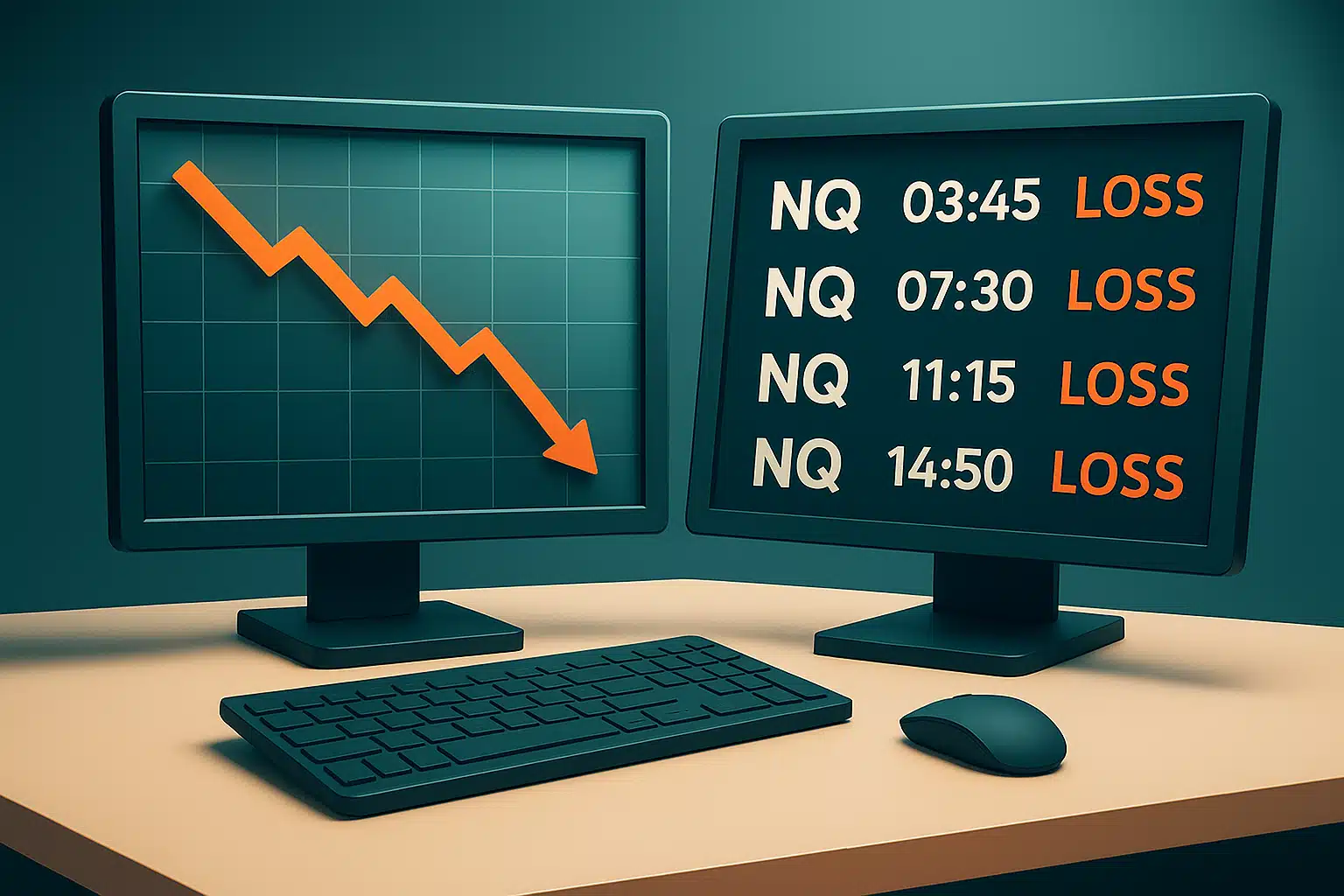 Surviving red days in trading